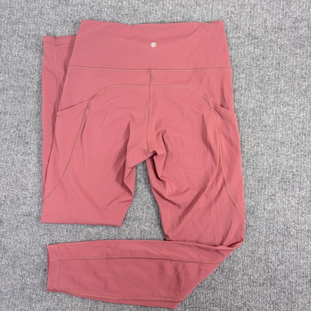 CRZ YOGA Womens High Waisted Leggings with Pockets Dusty Rose Pink Size XS 25in - Picture 1 of 11